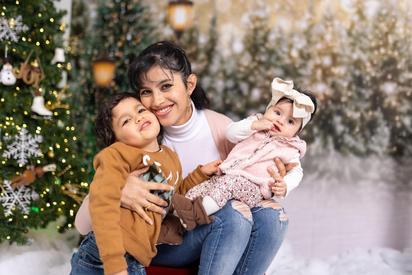 Family holiday portrait session