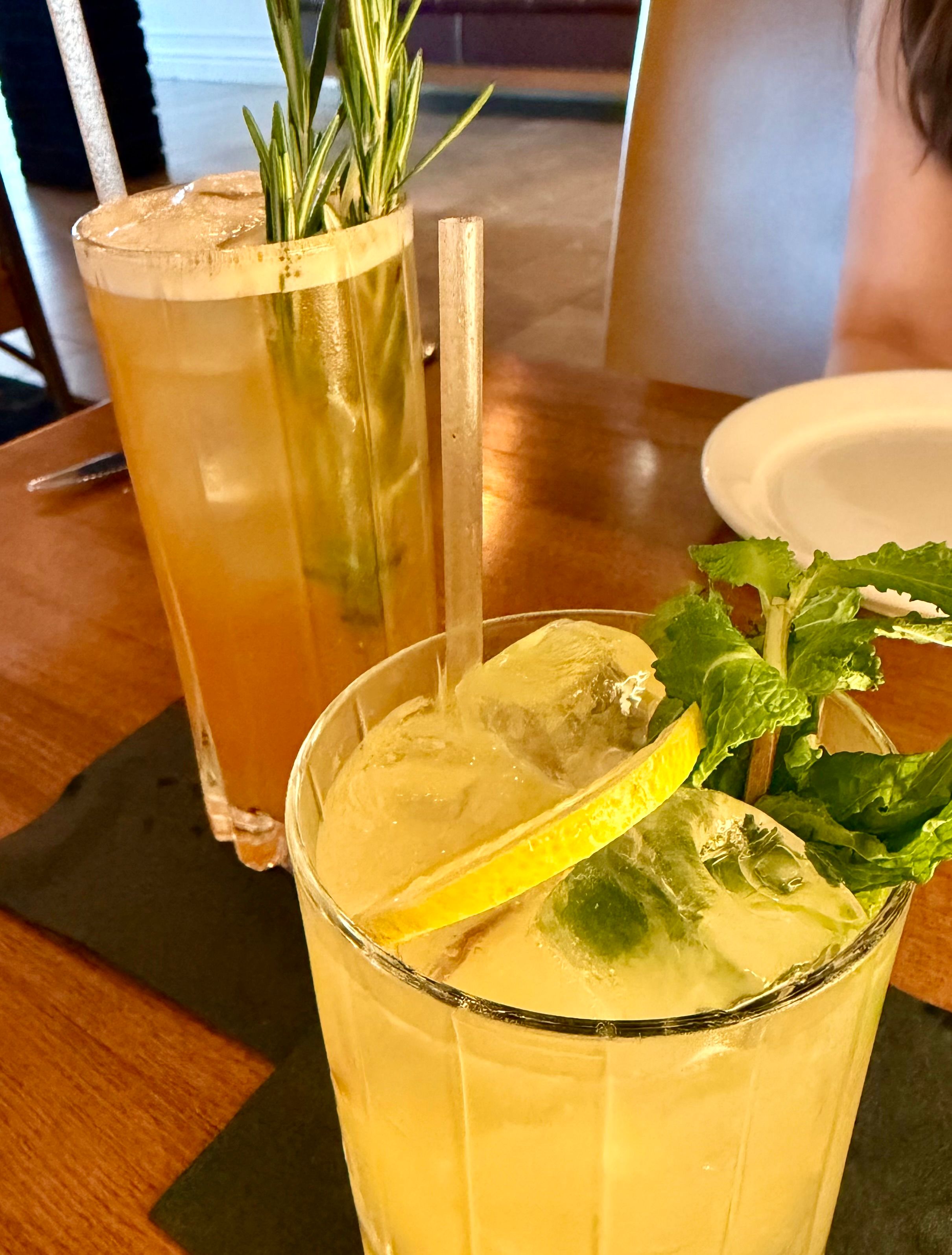 Cocktails and mocktails at the Ravenous Pig