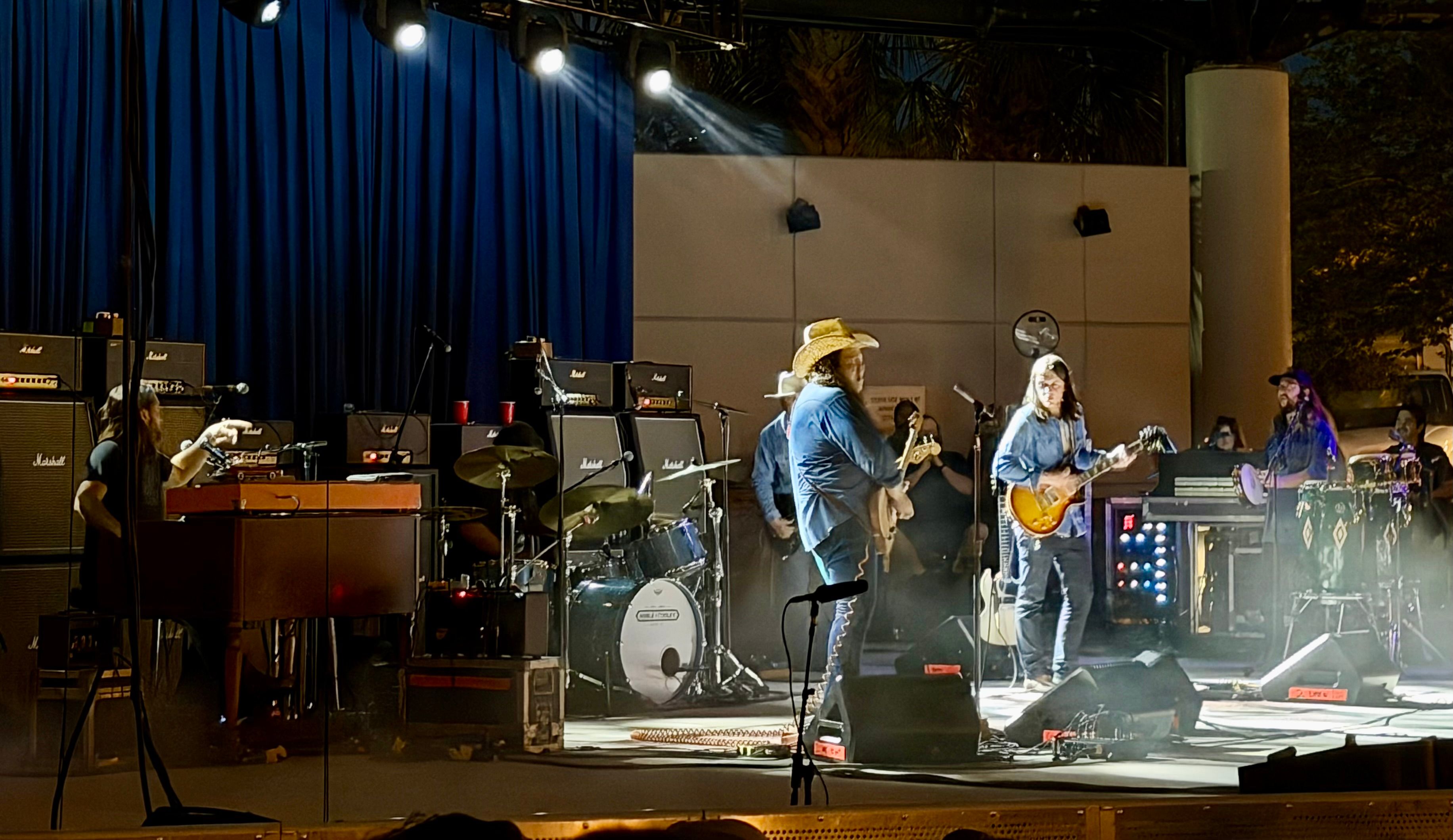 Marcus King Band playing at Apopka Amphitheater