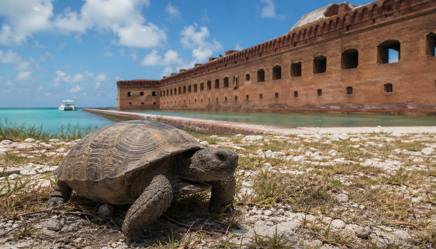 Archibald’s Travel Log: Dry Tortugas — A Landlocked Tortoise Reviews the Sea