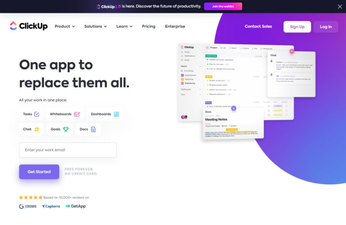 ClickUp Website