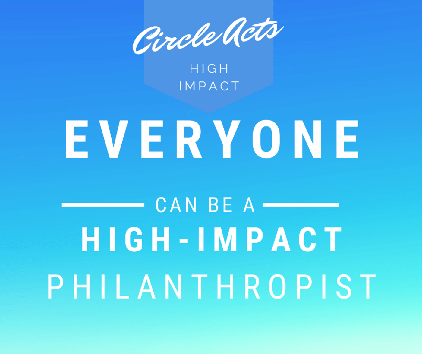 High-Impact Philanthropist