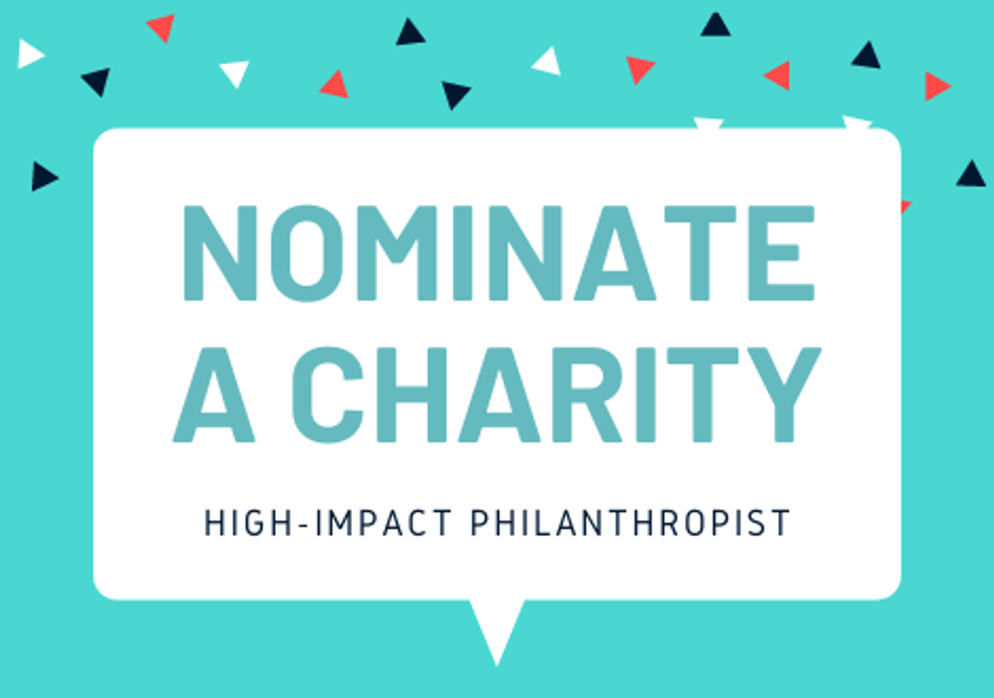 Nominate recommend charities nonprofits