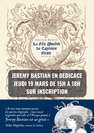 Dédicace de Jeremy Bastian