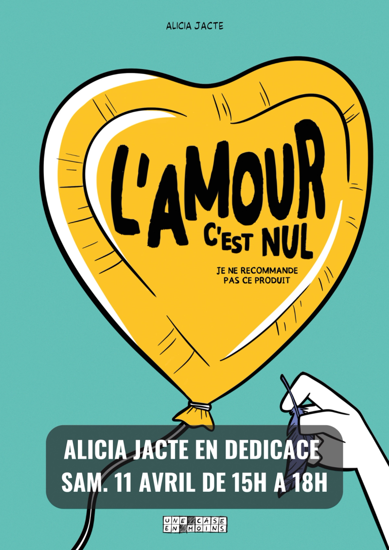 Alicia Jacte en dédicace