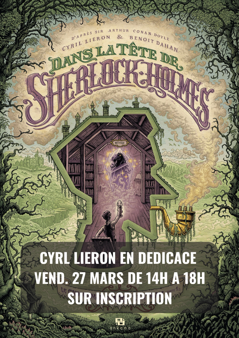 Cyril Lieron en dédicace