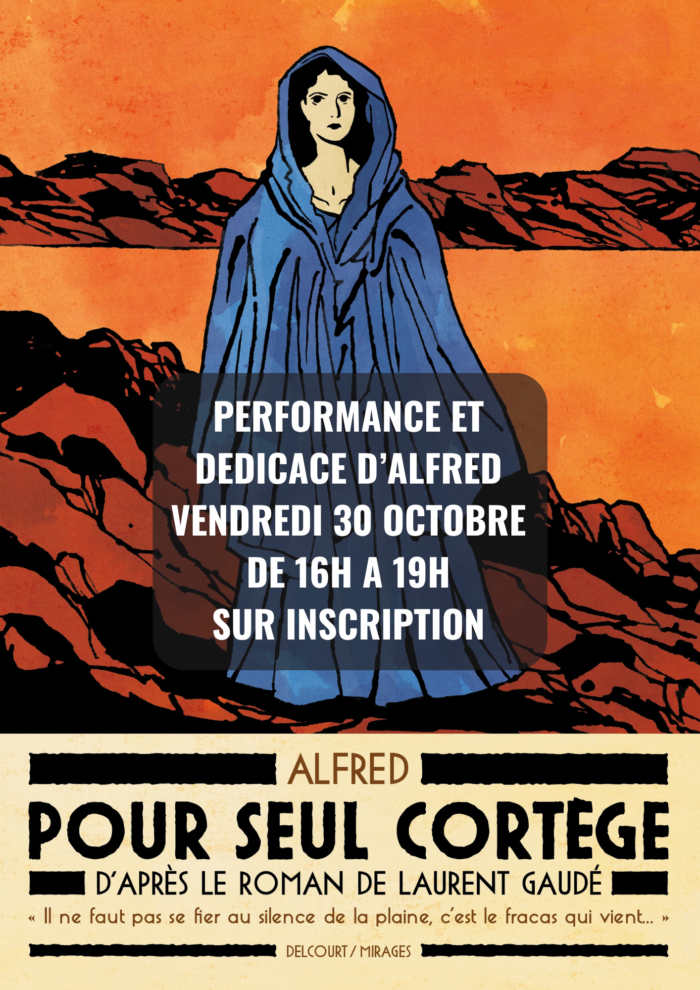 Un bel évènement à la librairie avec Alfred