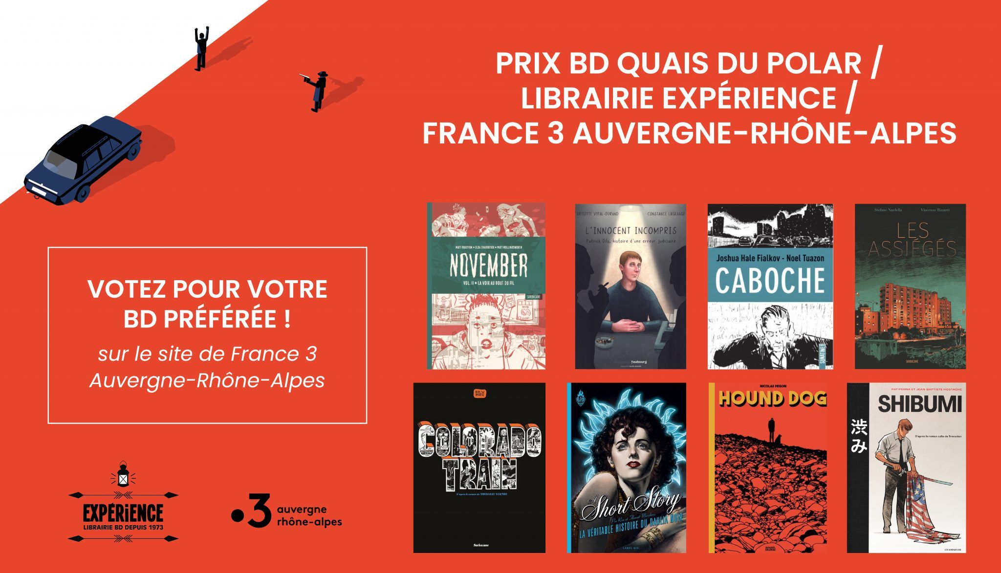 Prix Quais du polar / Expérience / France 3 Auvergne Rhône-Alpes