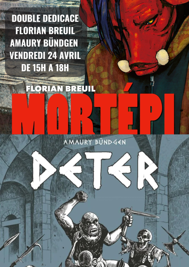 Double dédicace Florian Breuil et Amaury Bündgen