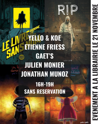 Dédicaces BD pré festival Sang d'Encre