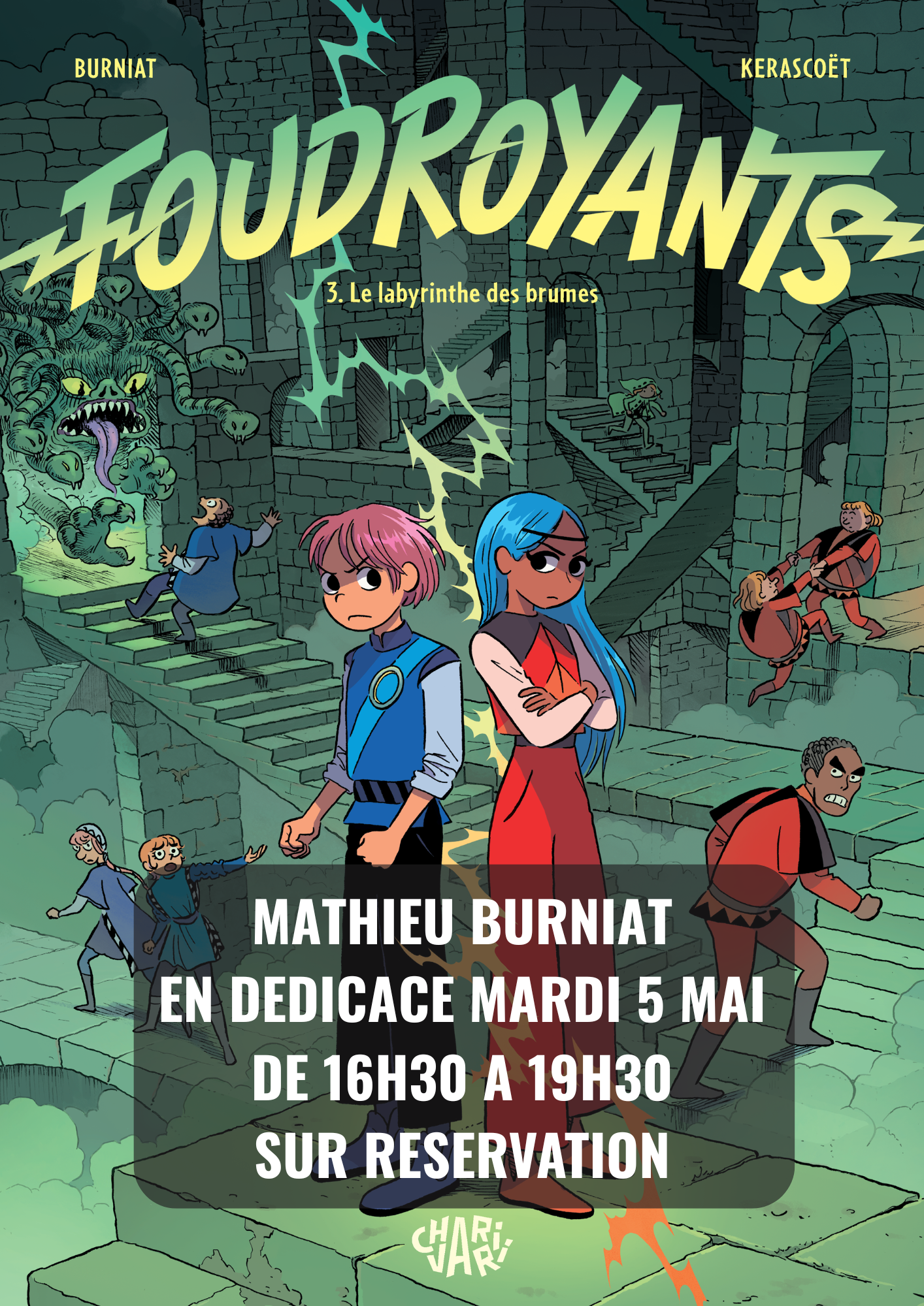 Mathieu Burniat en dédicace pour Foudroyants tome 3 en avant-première !
