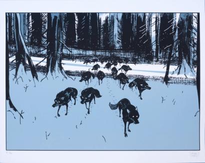 Les loups sortent du bois...