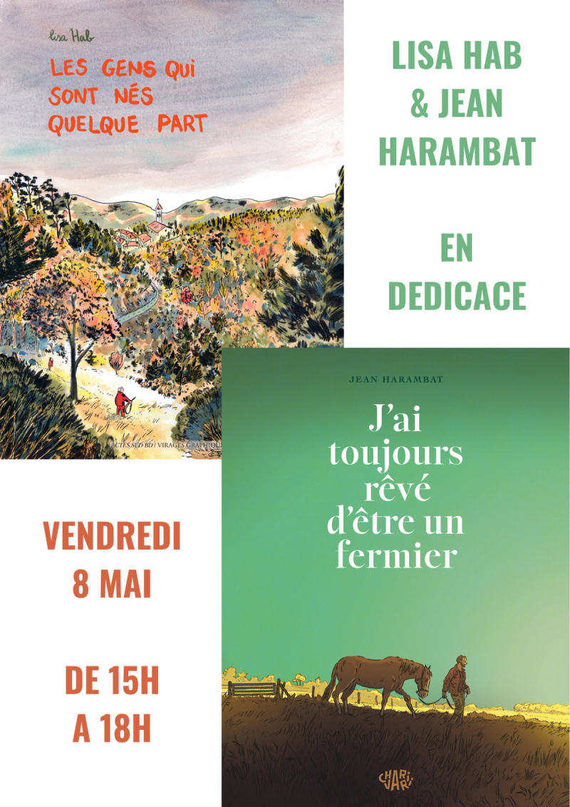 Lisa Hab et Jean Harambat en dédicace