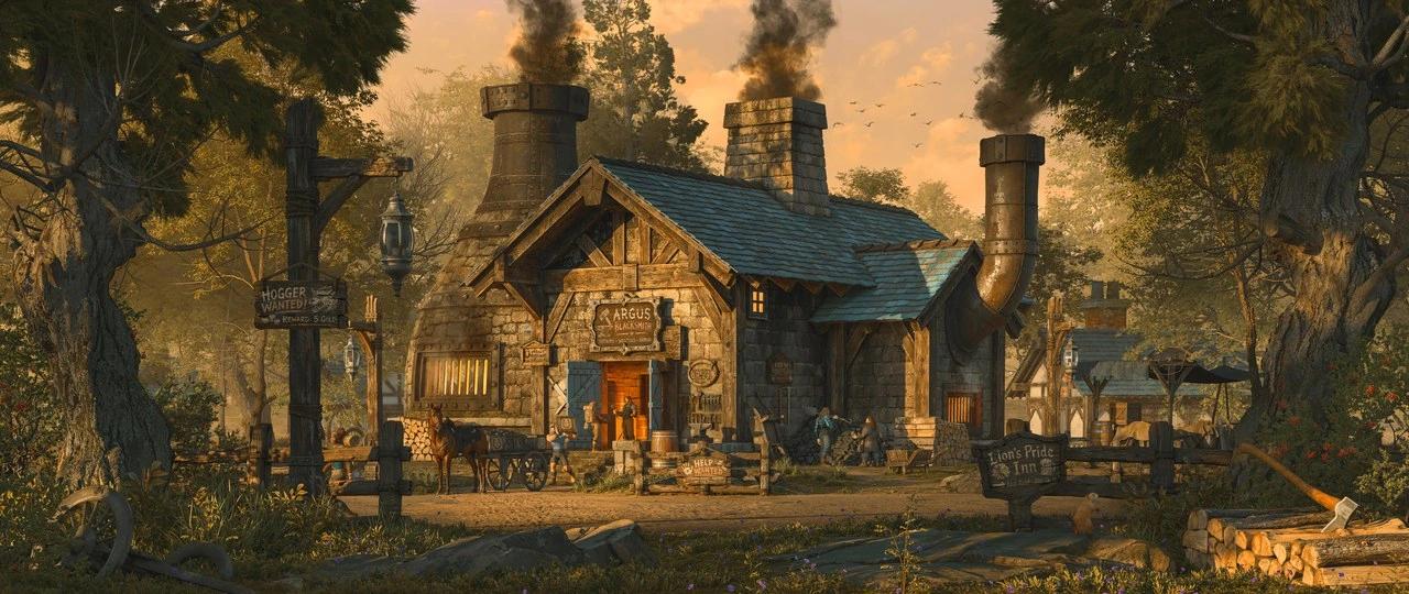Goldshire Forge in Ultrawide format