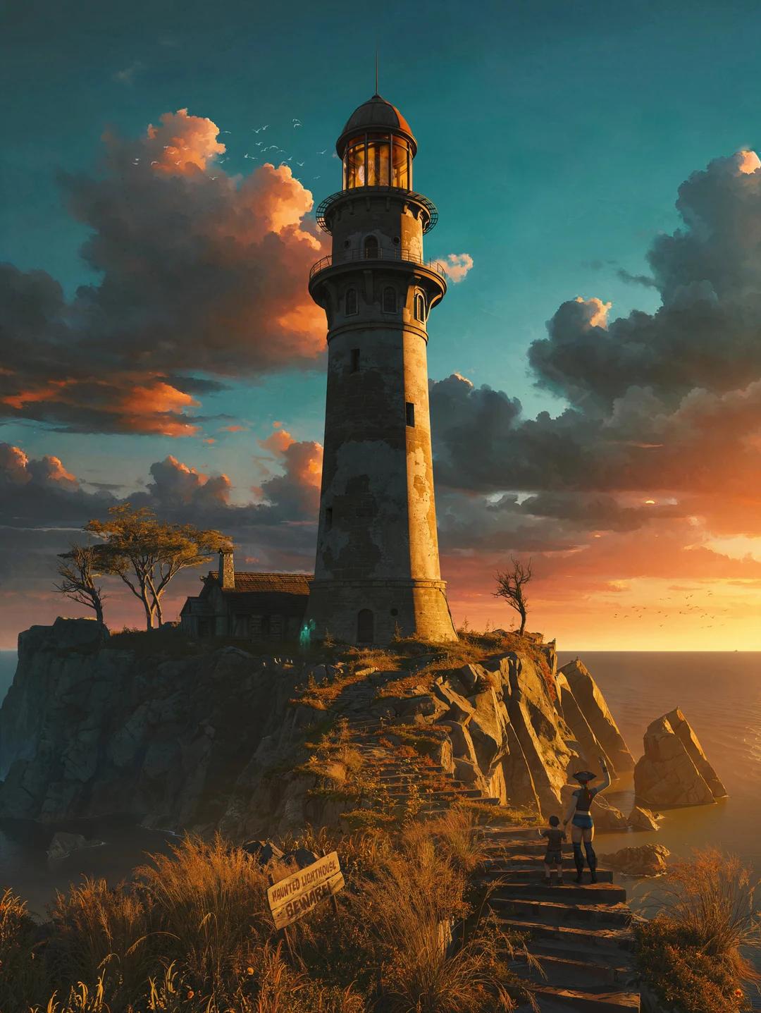 Light House in Poster format