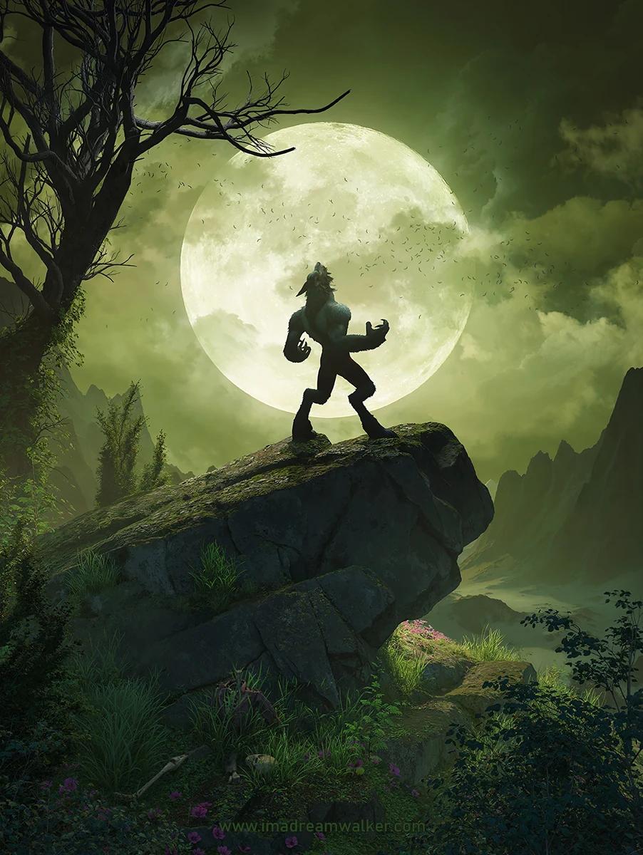 Worgen By Night in Poster format