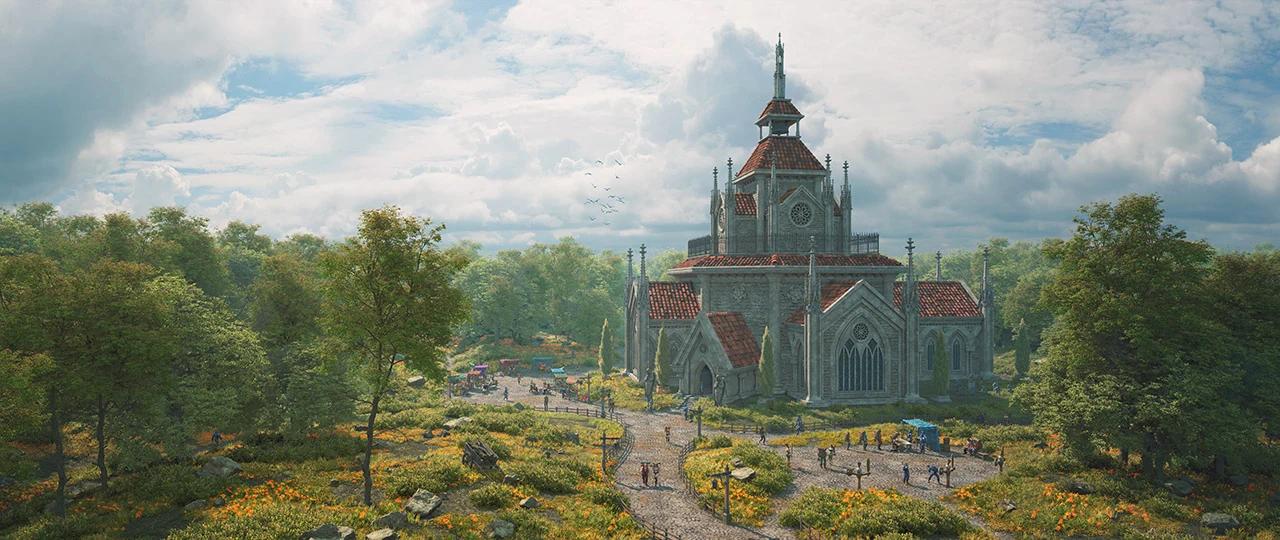 Northshire Abbey in Ultrawide format