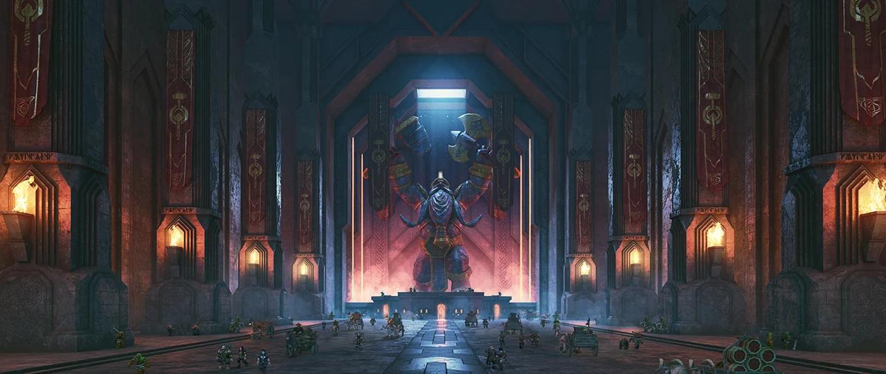 Ironforge Entrance in Ultrawide format