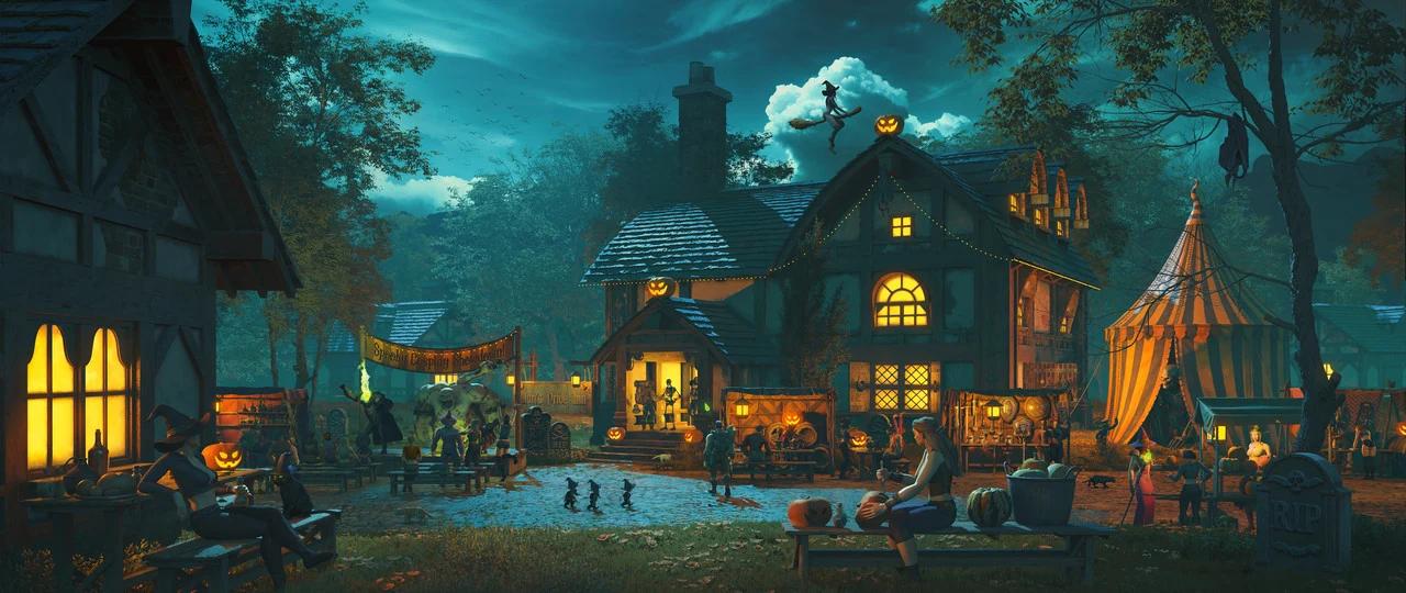 Hallows End Goldshire in Ultrawide format