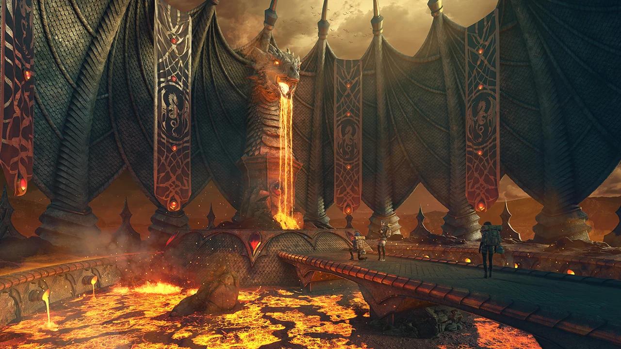 Black Dragon Shrine in Wide format
