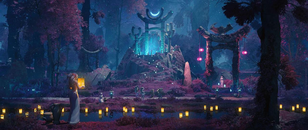 Moonwell in Ultrawide format