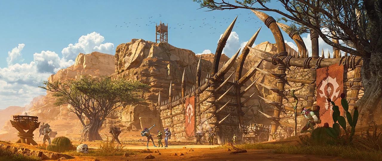 Valley Of Trials Gate in Ultrawide format