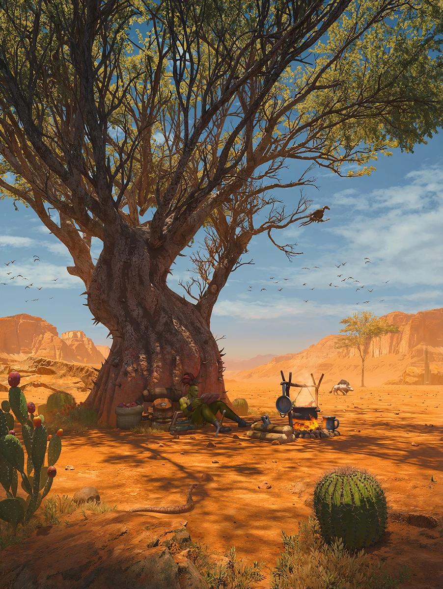 Under The Shade in Poster format