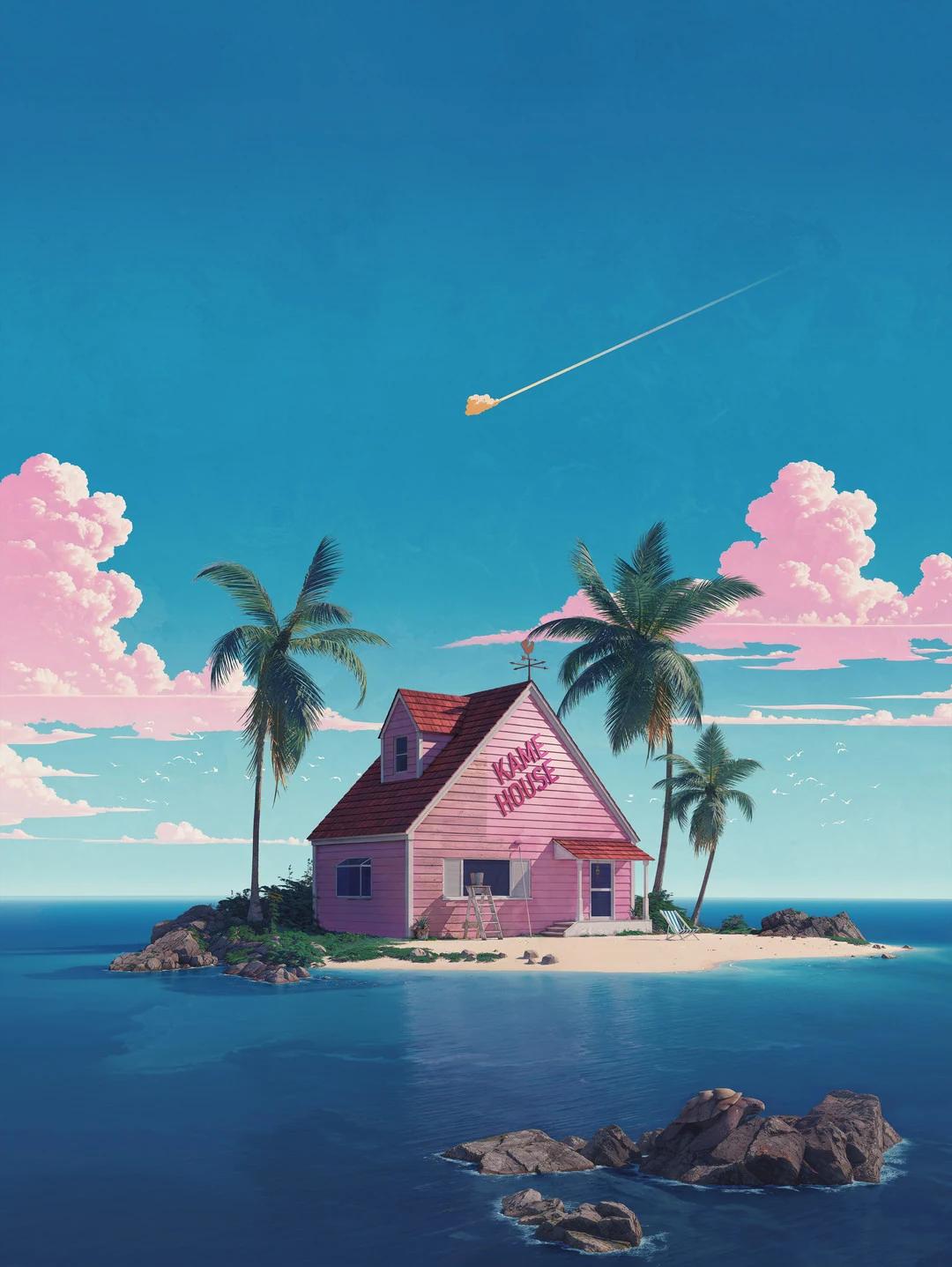 Kame House in Poster format