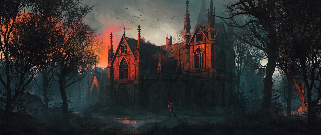Cursed Cathedral in Ultrawide format