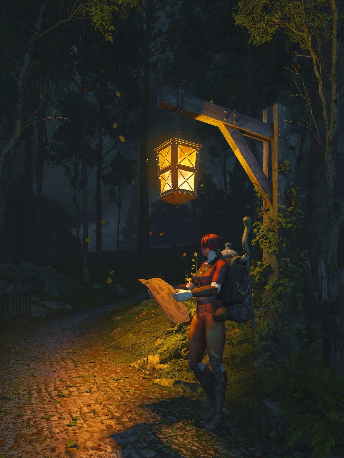 The Unlit Path in Poster format