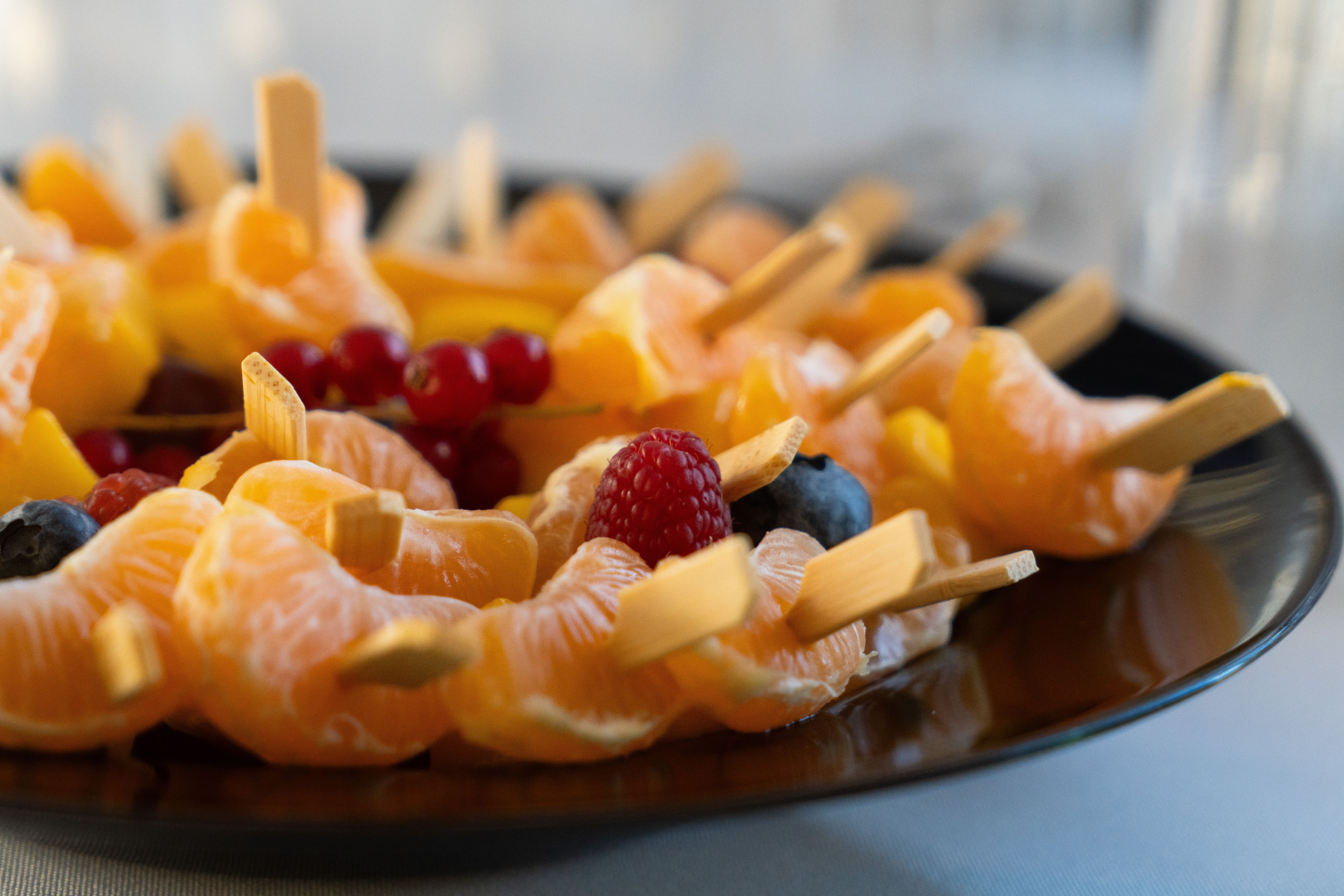 Brochettes de fruits