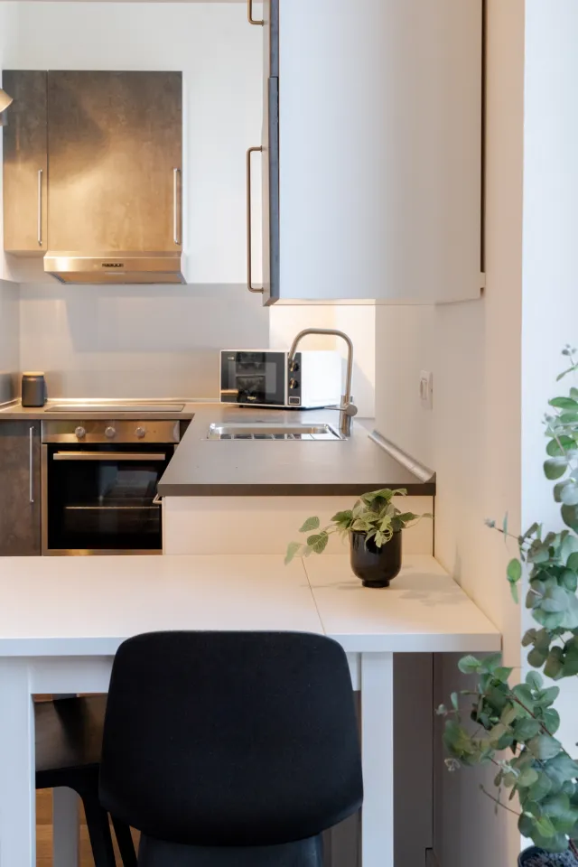 Photo vertical de la cuisine