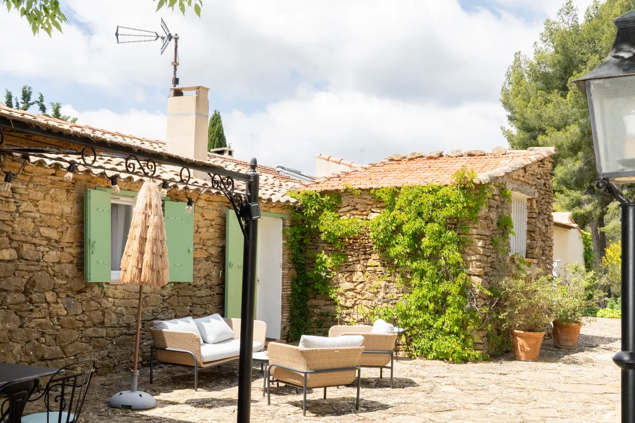 Villa vue de l'extérieur