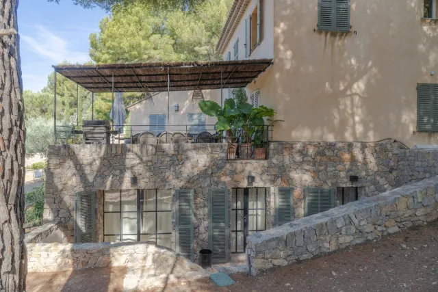 Vue extérieure sur la terrasse