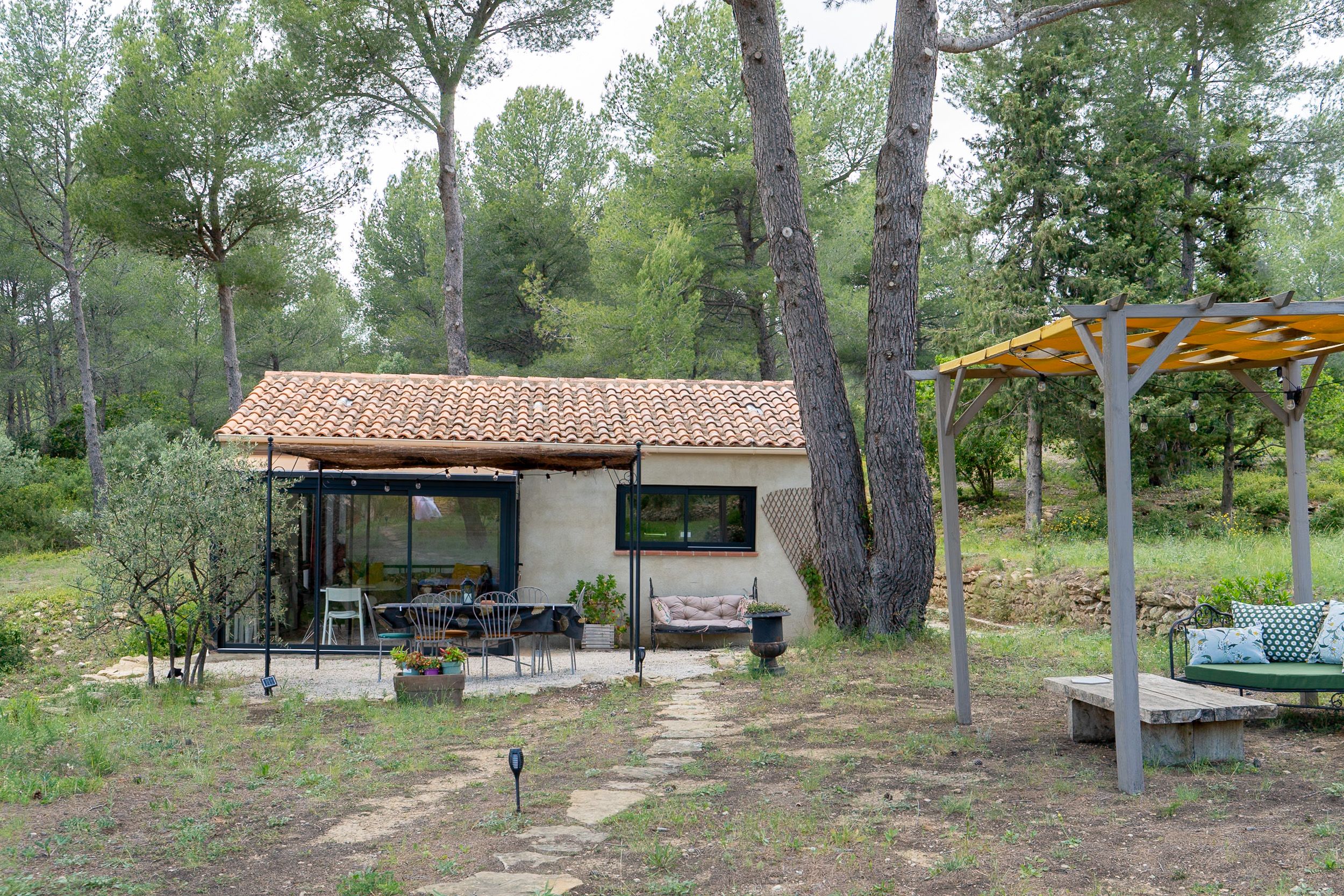 Villa vue de l'extérieur