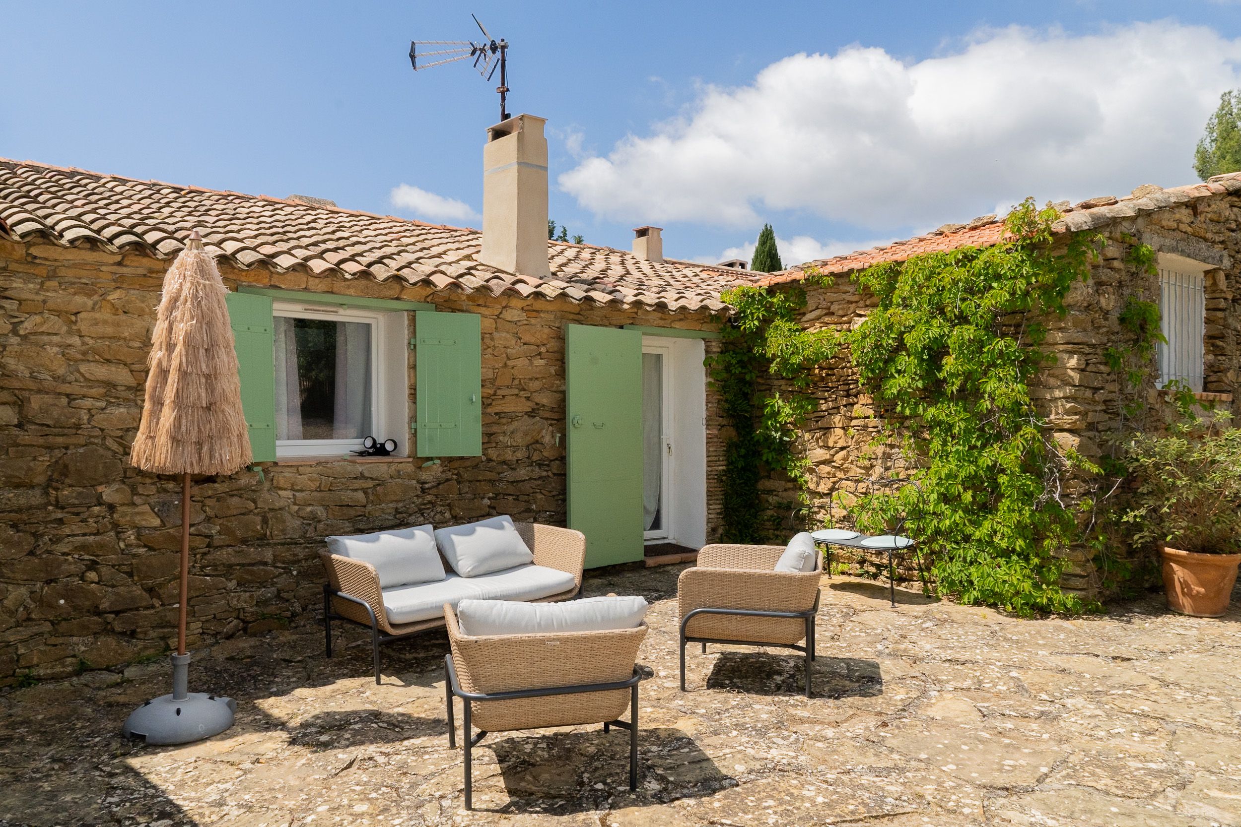 Villa vue de l'extérieur