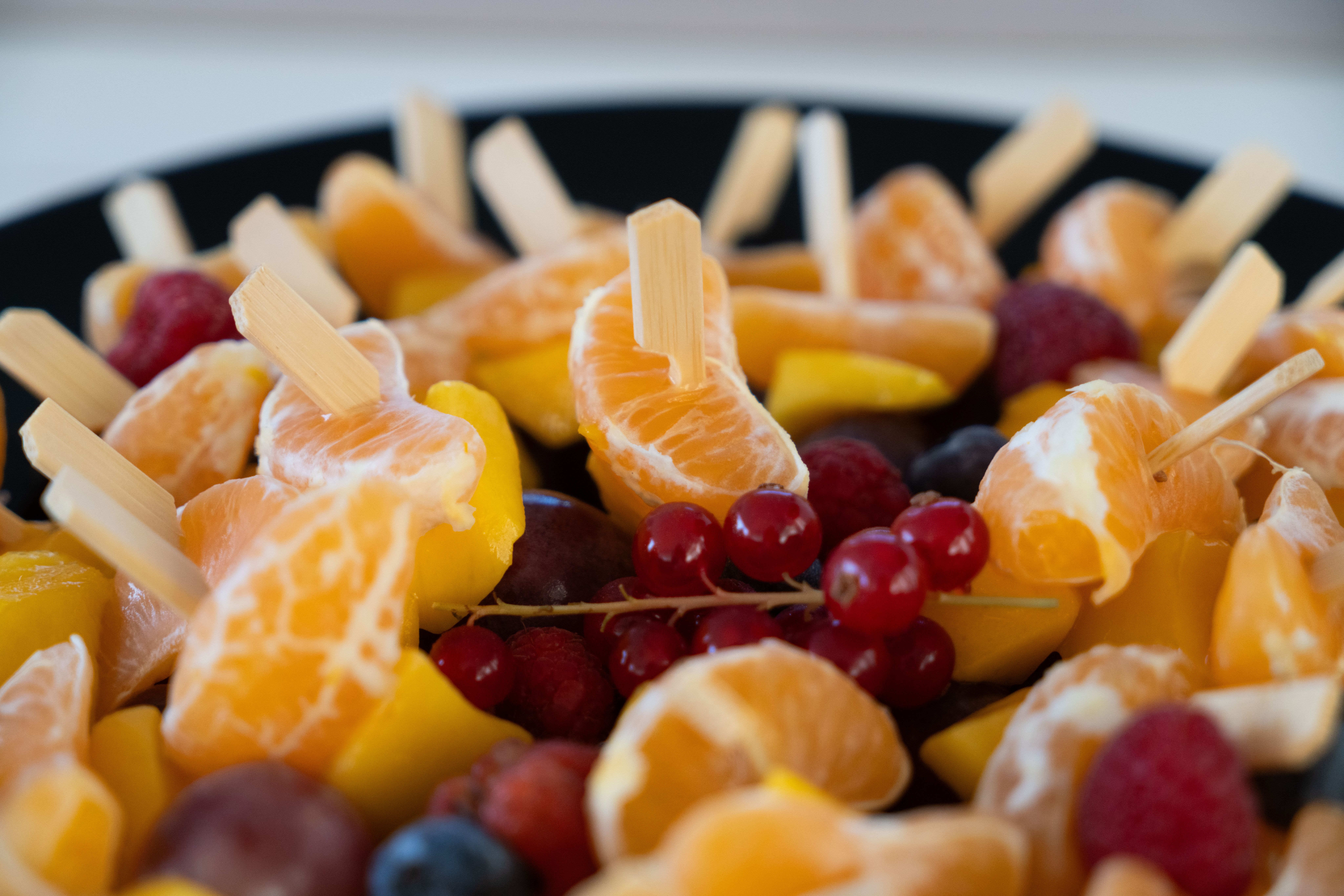 Brochettes de fruits