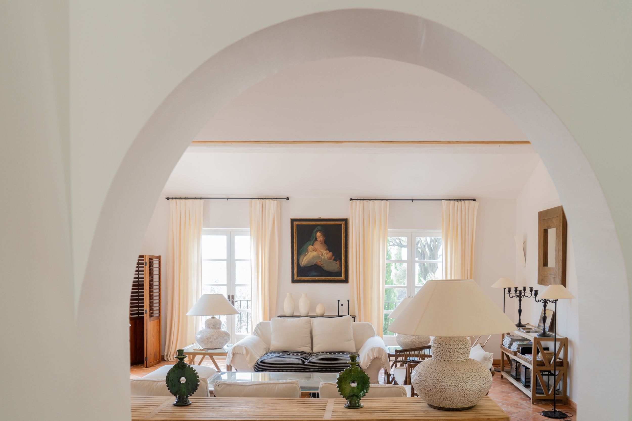 Salon claire et lumineux