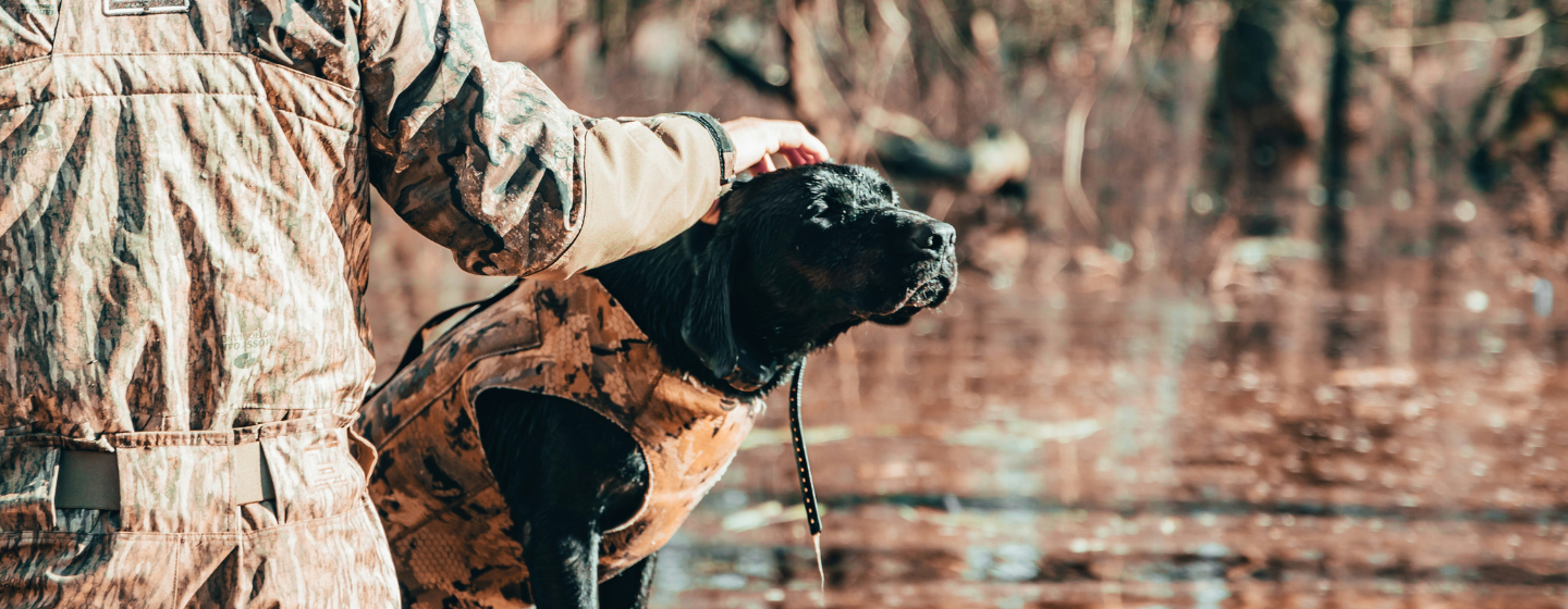 Jagtjakke med harelomme