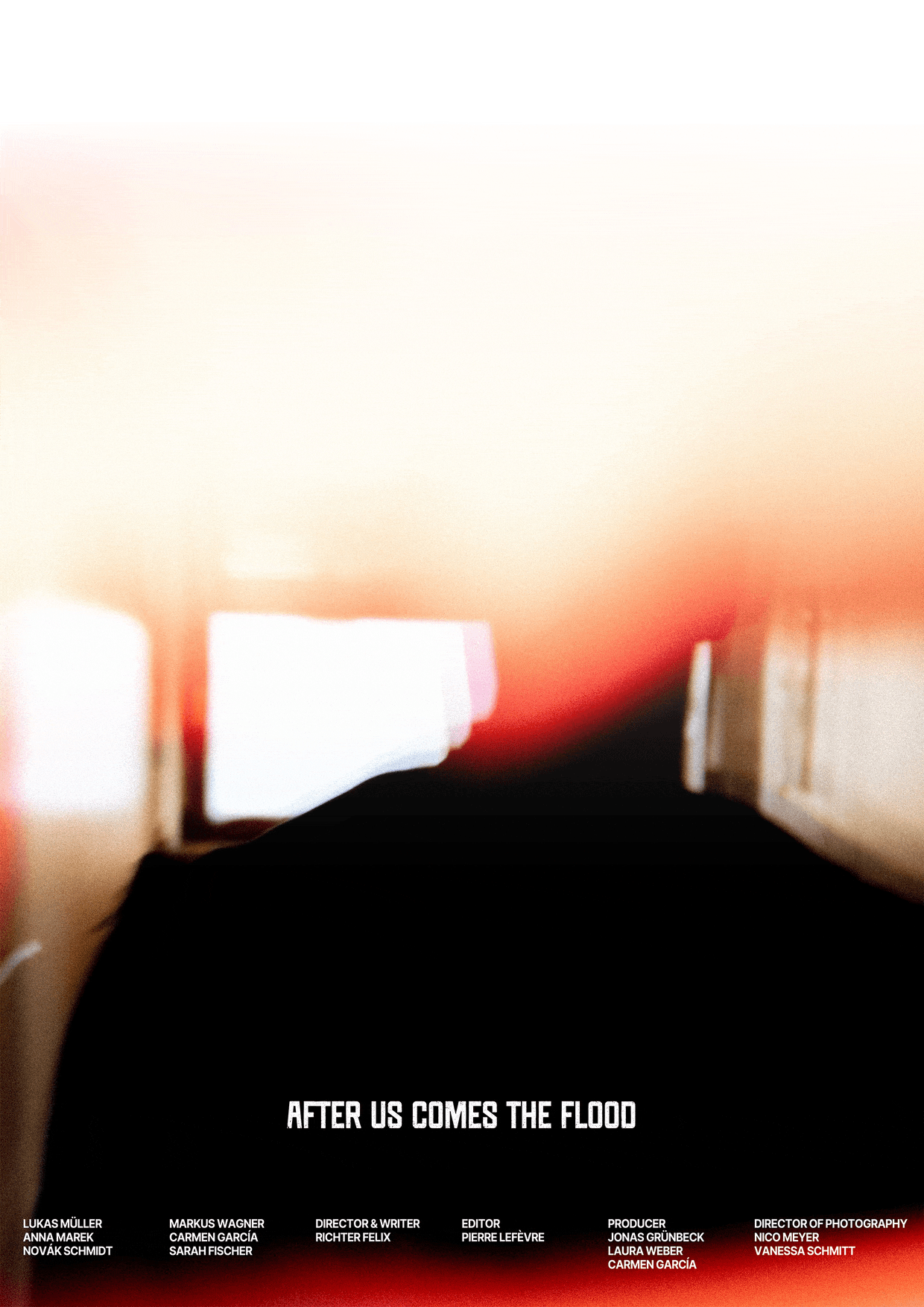 Poster for “After us comes the flood” (2022)