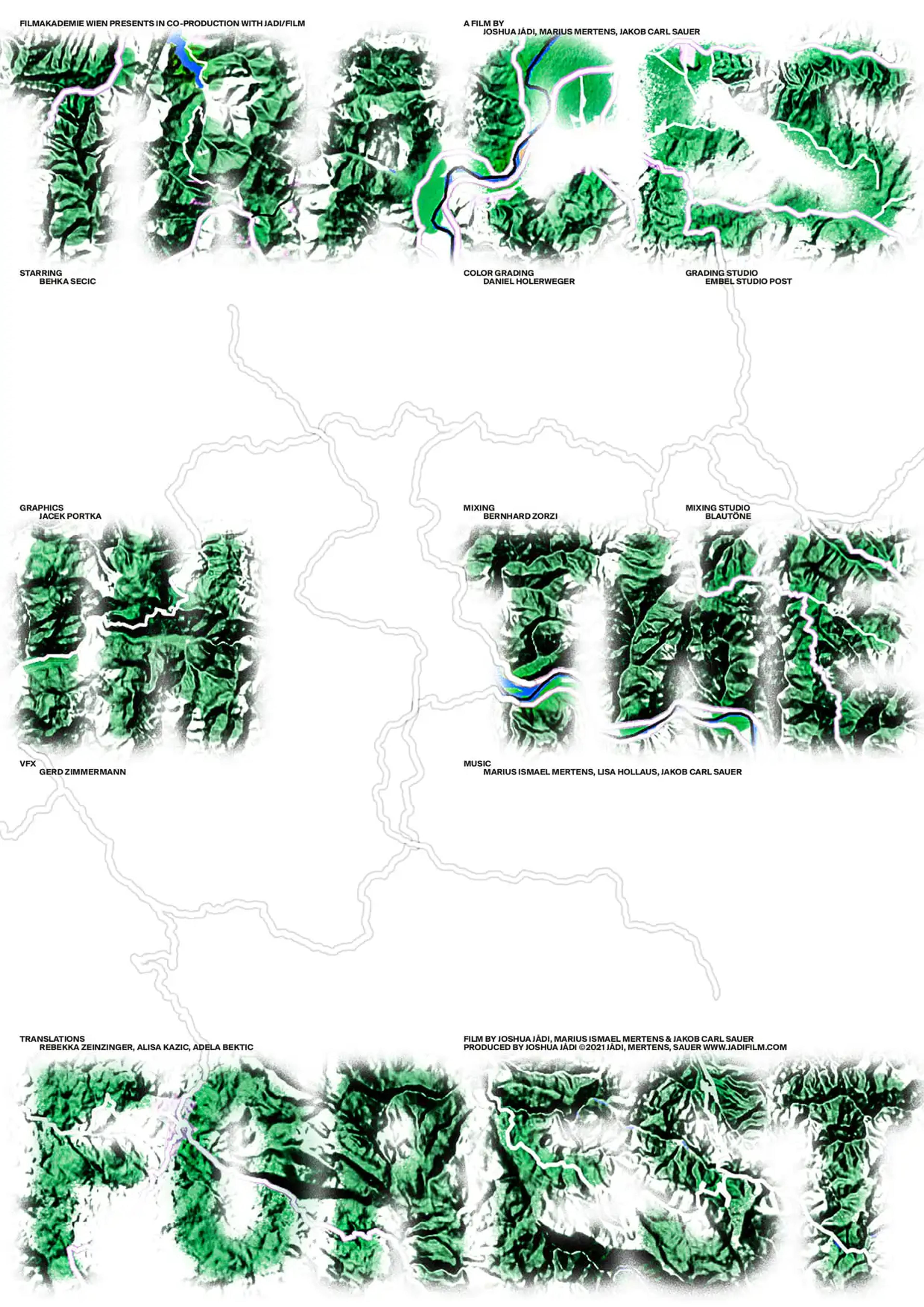 Poster for “Traces in the Forest” (2022)