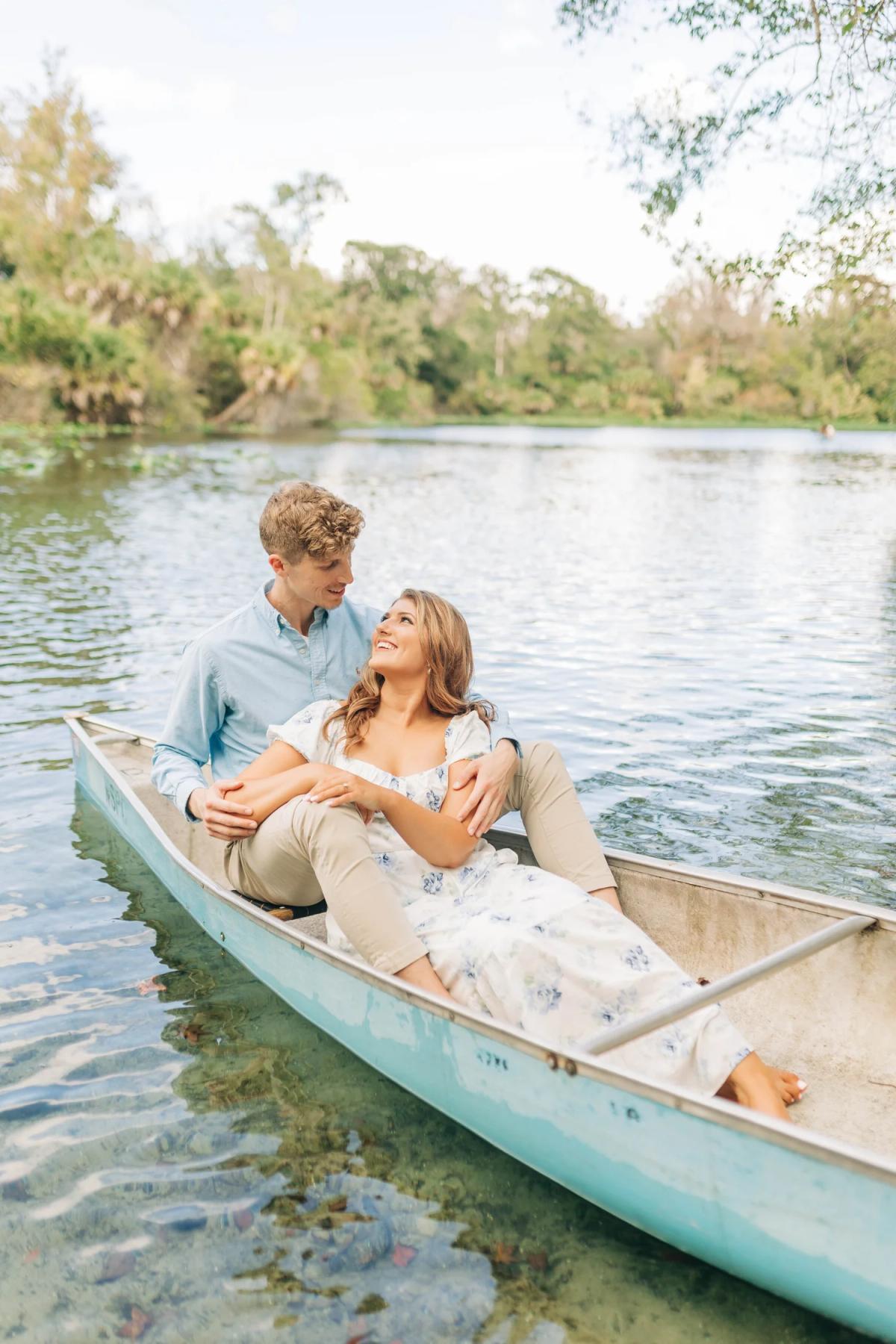 Brooke & Dakota Engagement Session at Wekiwa State Park in Apopka, Florida