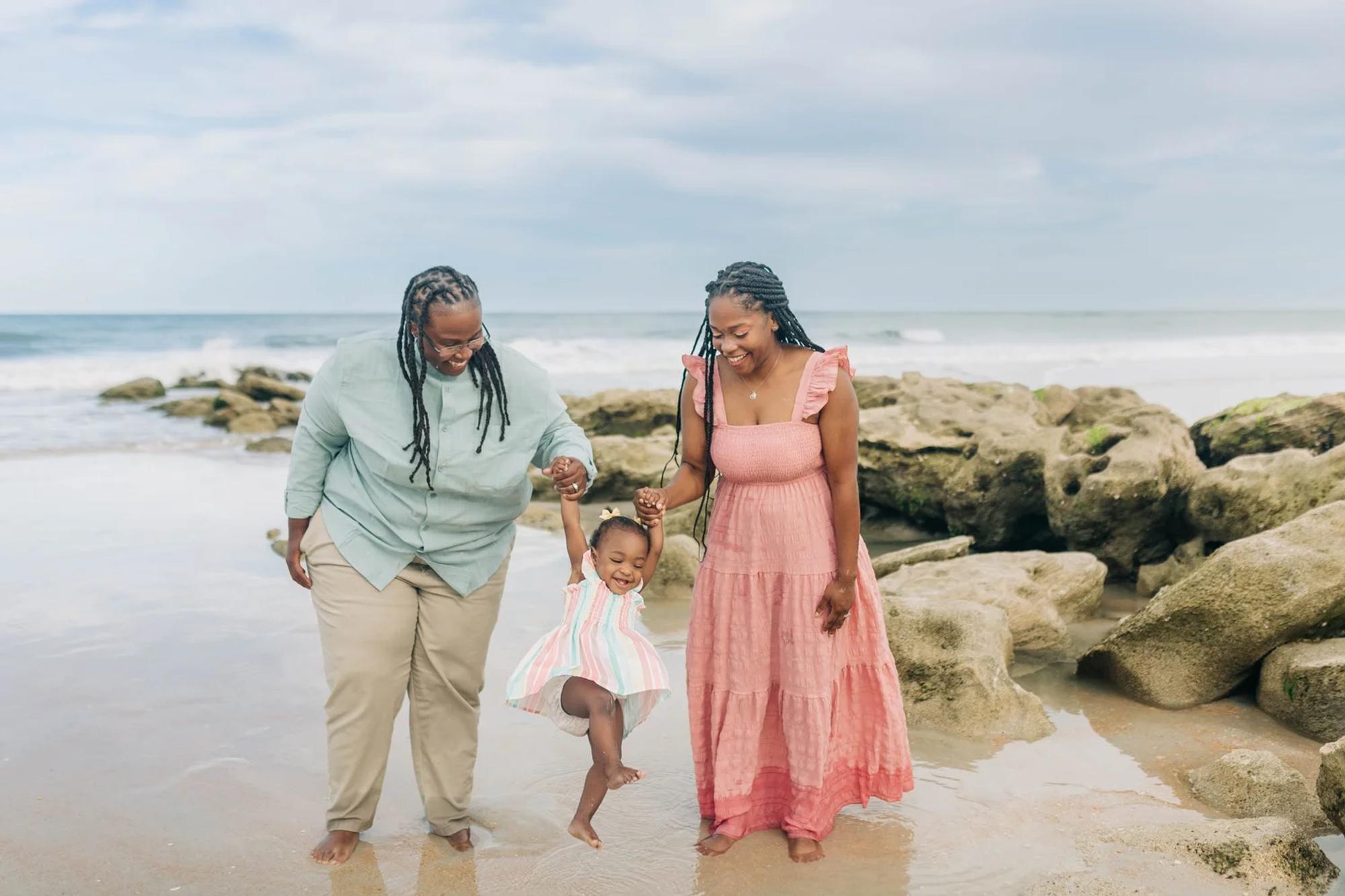 Nola’s 1st Birthday Cake Smash at Marineland Beach, Florida