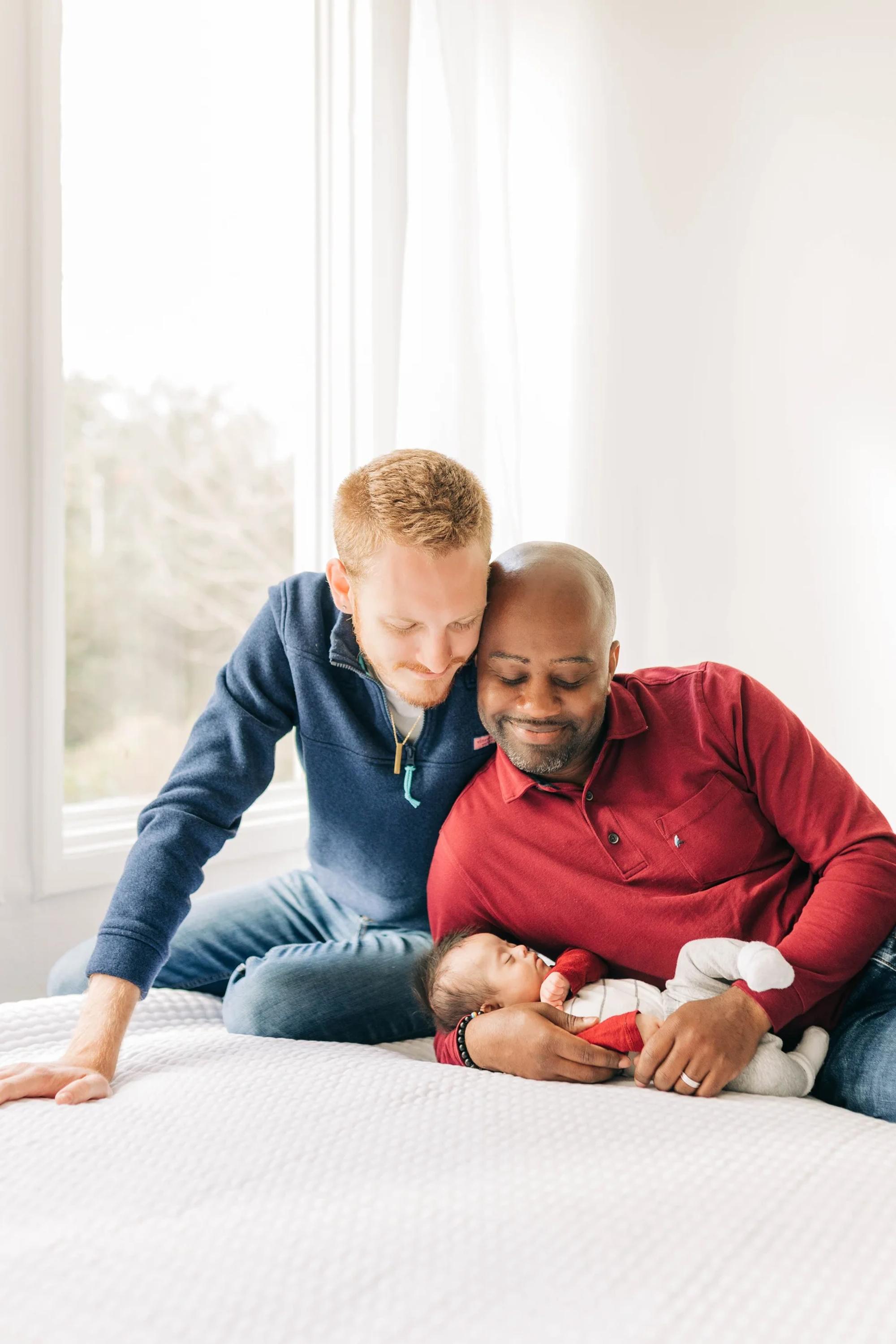 James, Shawn & Baby Theo Newborn Session at SMP Creative Studio in Altamonte Springs, FL