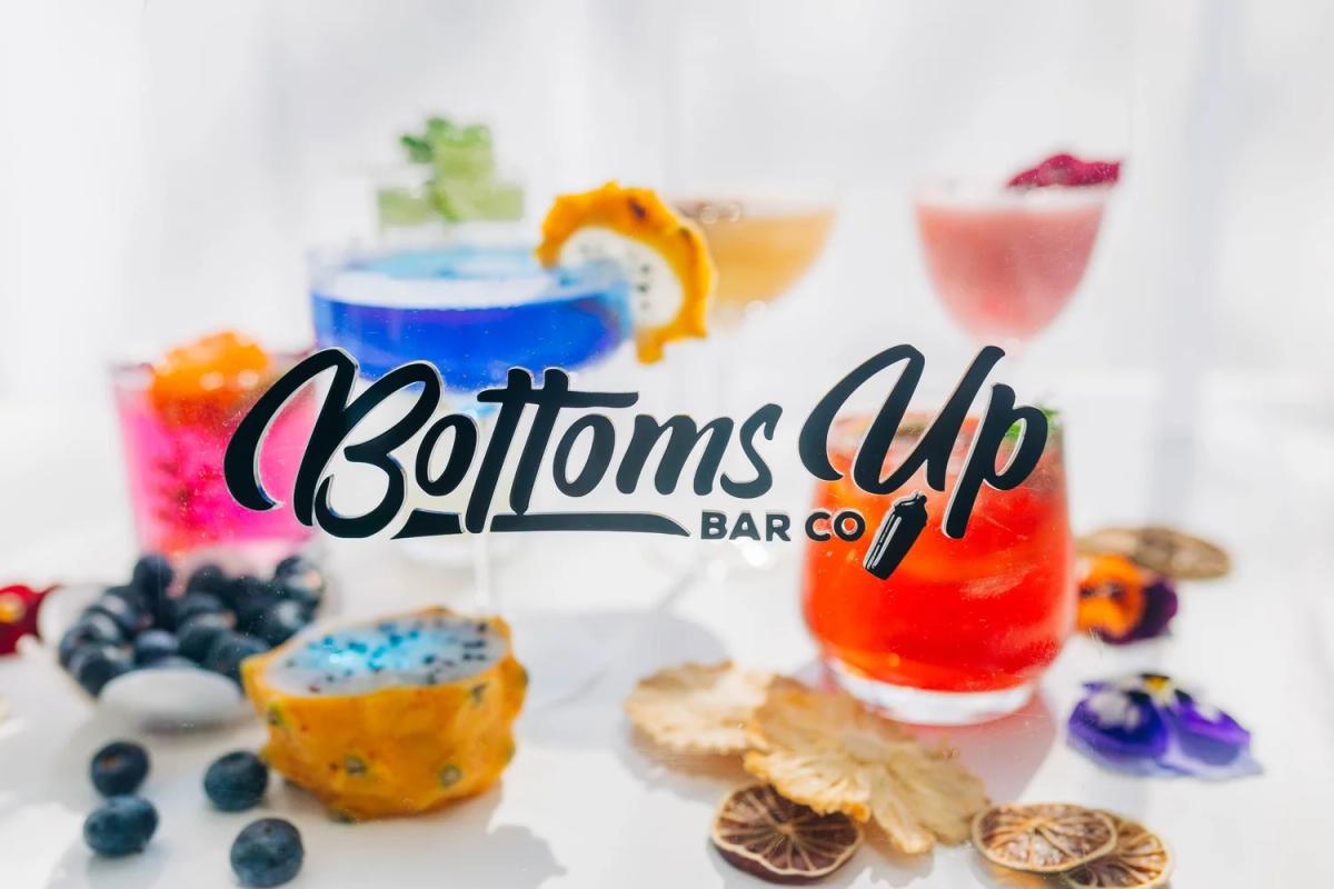 Bottoms Up Bar Co Branding Session at SMP creative studio in altamonte Springs, fl