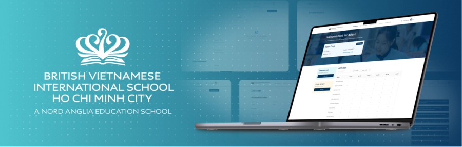 The BVIS school website by Saigon Digital