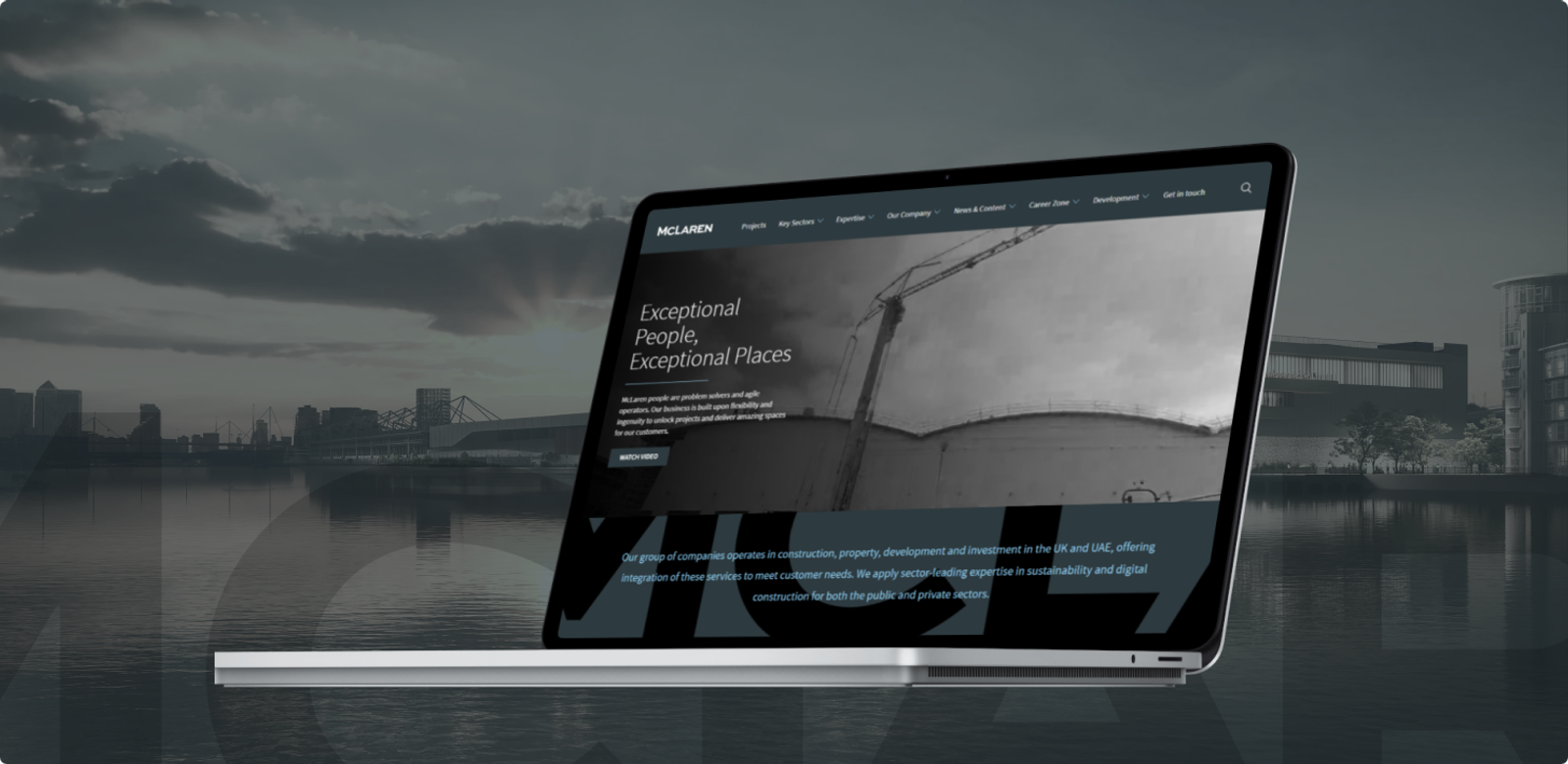 McLaren Construction Group website by Saigon Digital