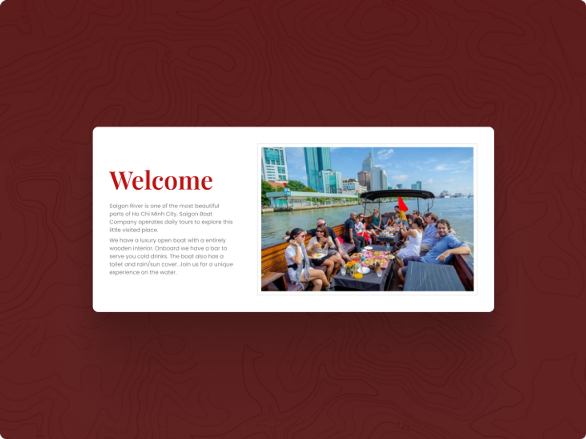 Saigon Boat, project detail
