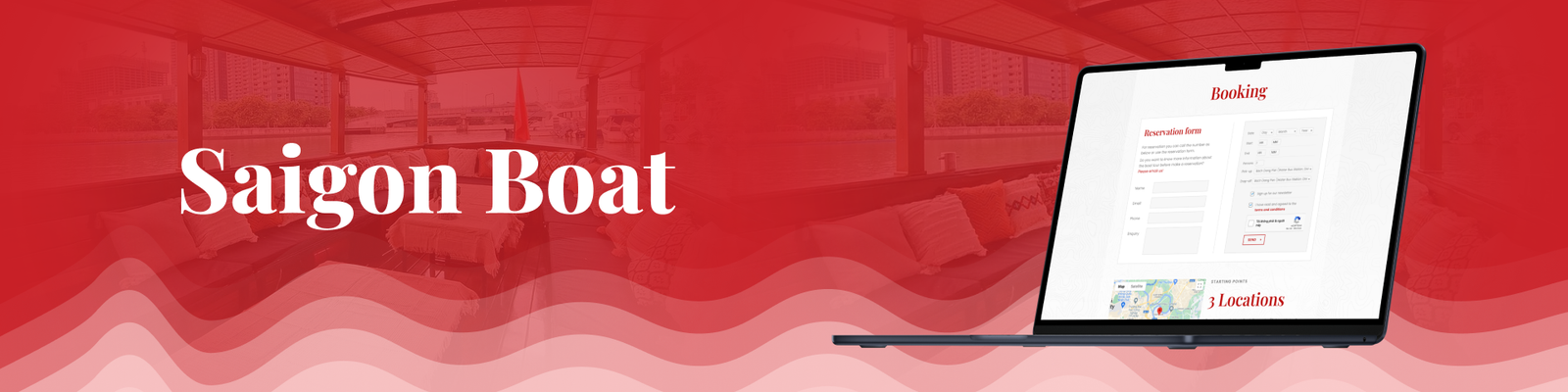 Saigon Boat website by Saigon Digital