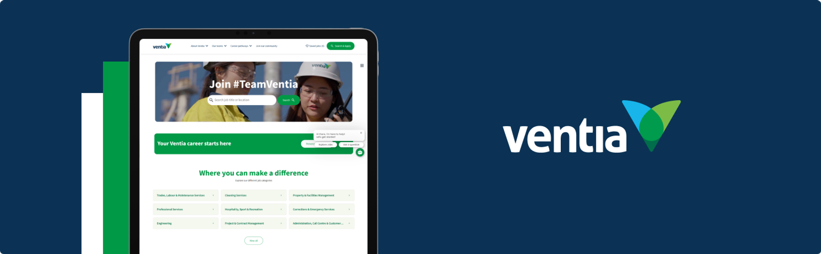 Ventia website by Saigon Digital